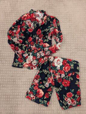Brooks Brothers 2-pc Floral Pajama Set - Women's sz M